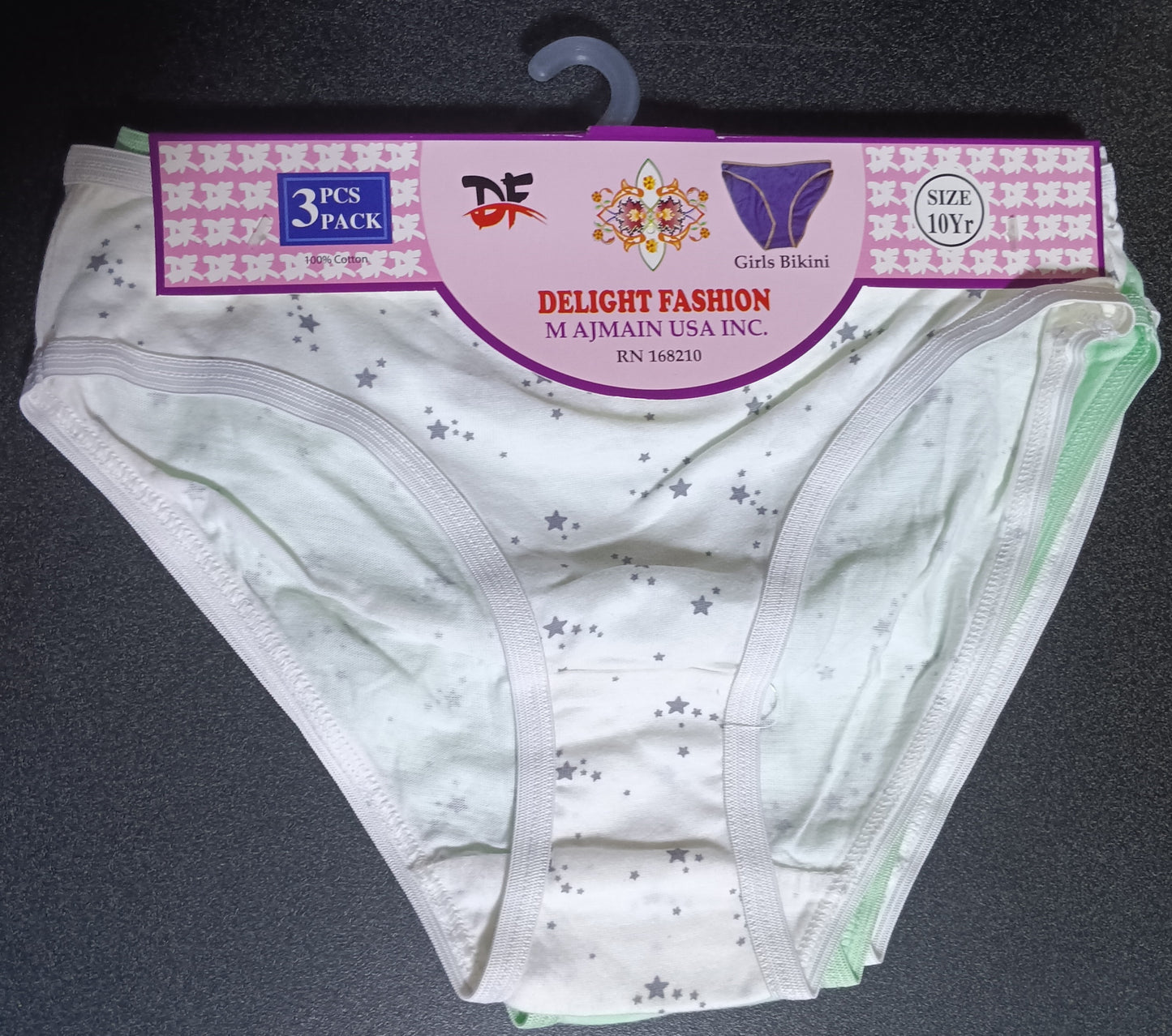 100% cotton underwear