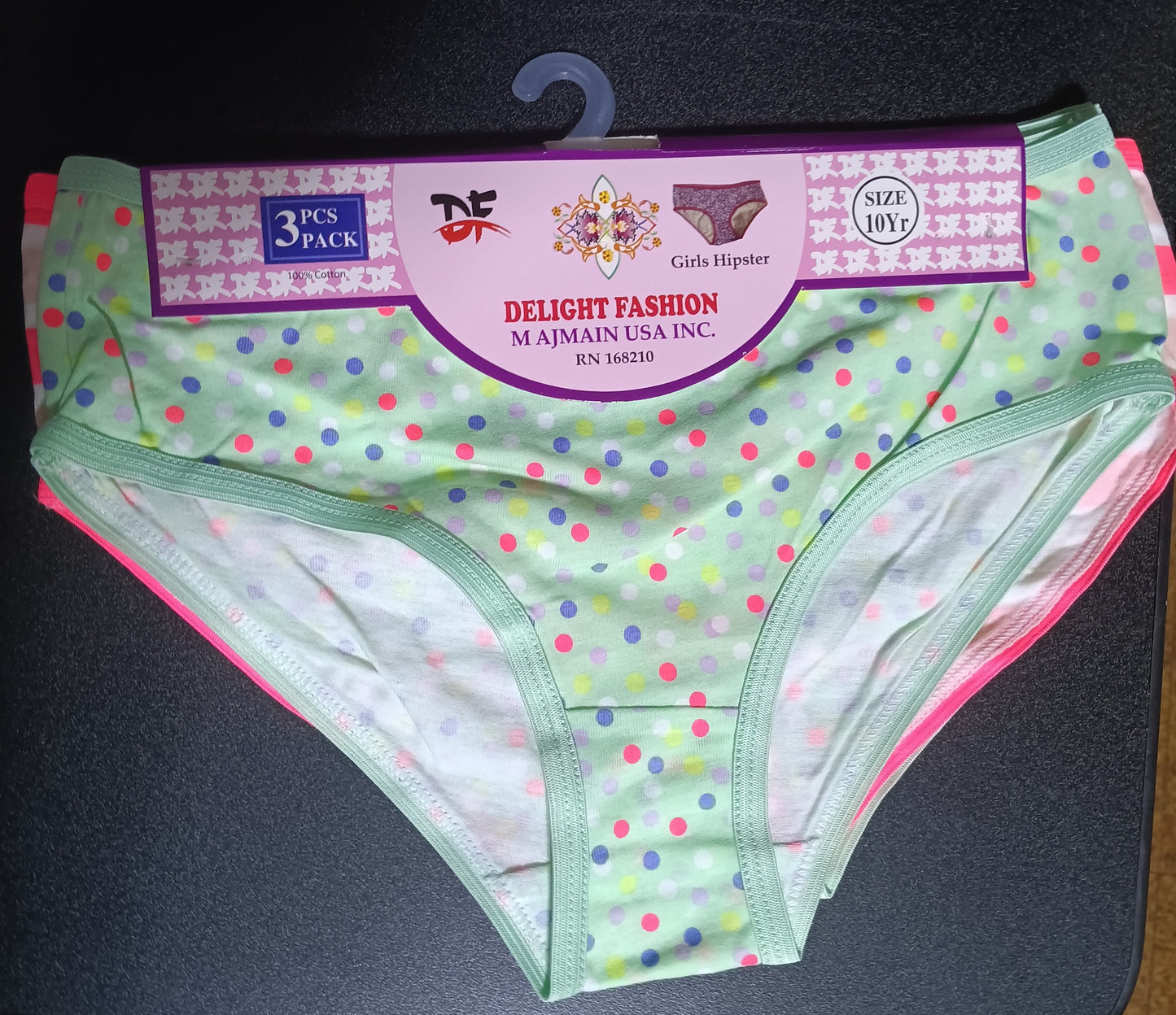 100% cotton underwear