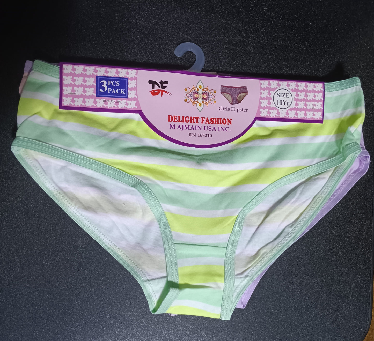 100% cotton underwear