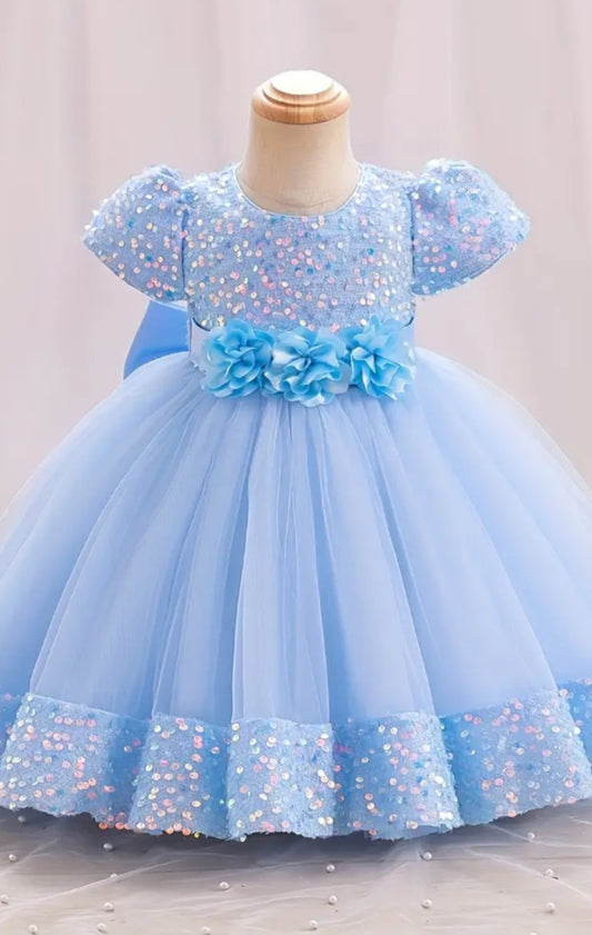 Baby blue dress 4y/5y