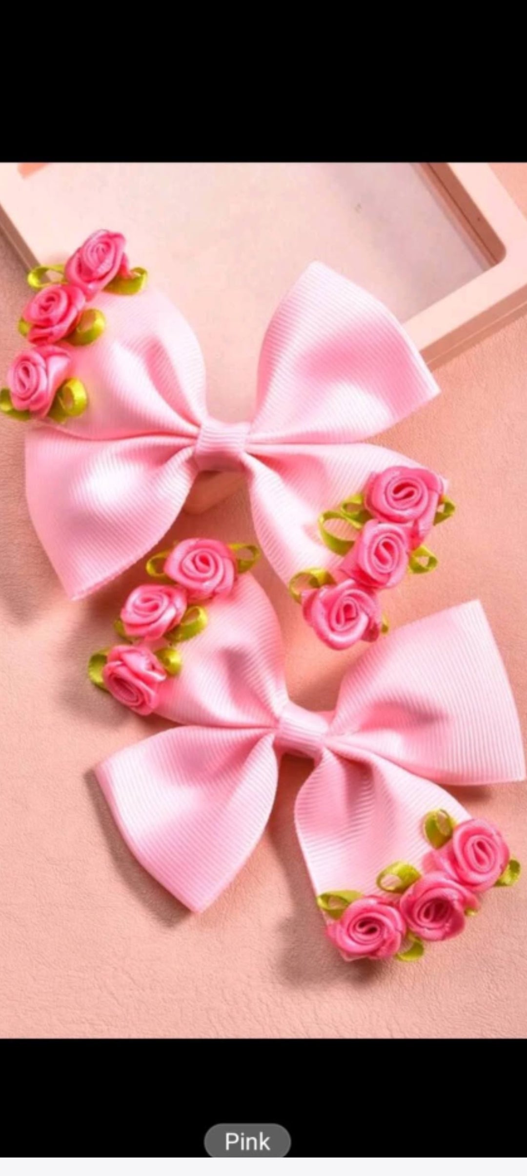 Pink bow