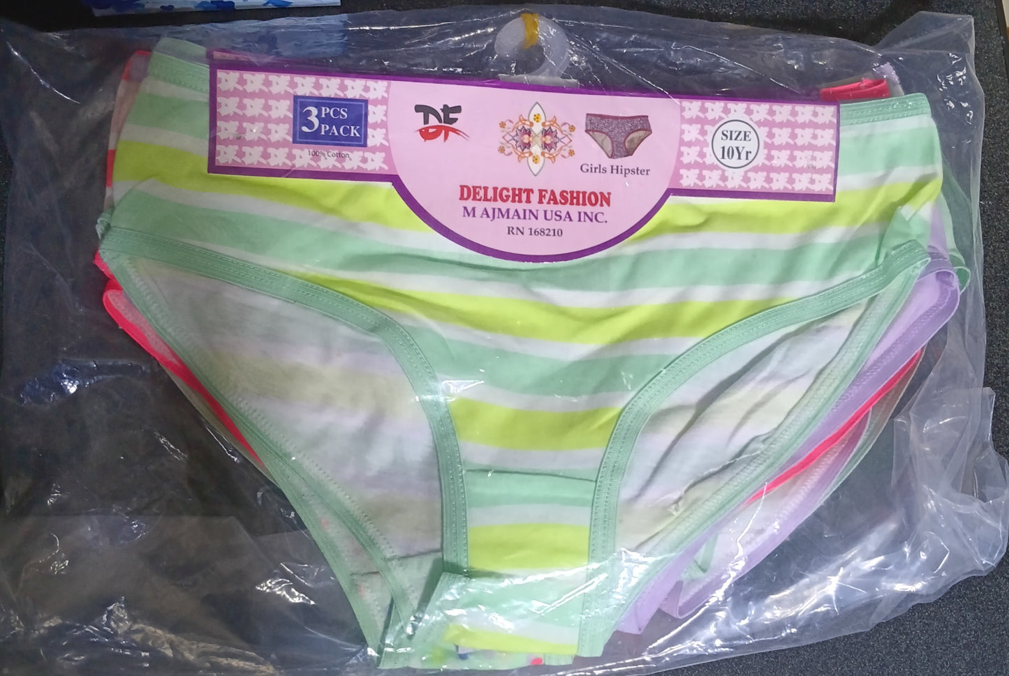 100% cotton underwear