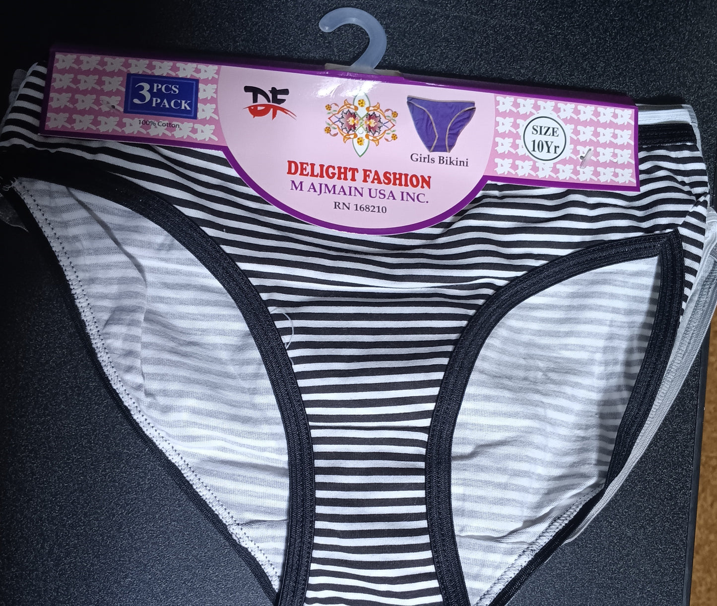 100% cotton underwear