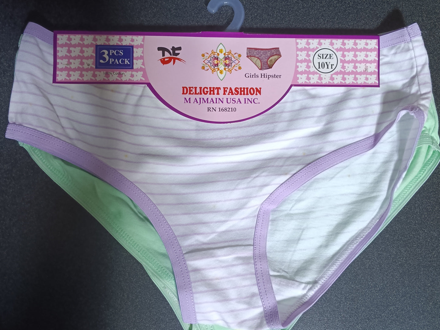 100% cotton underwear