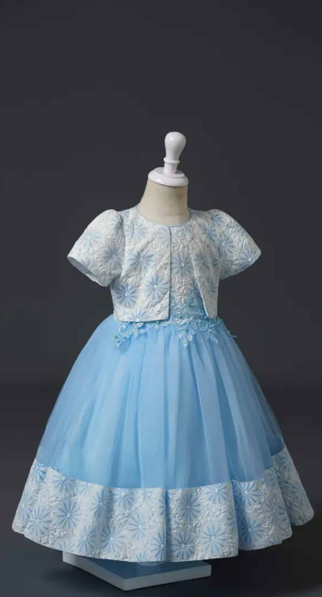 Blue dress for age 7y/8y
