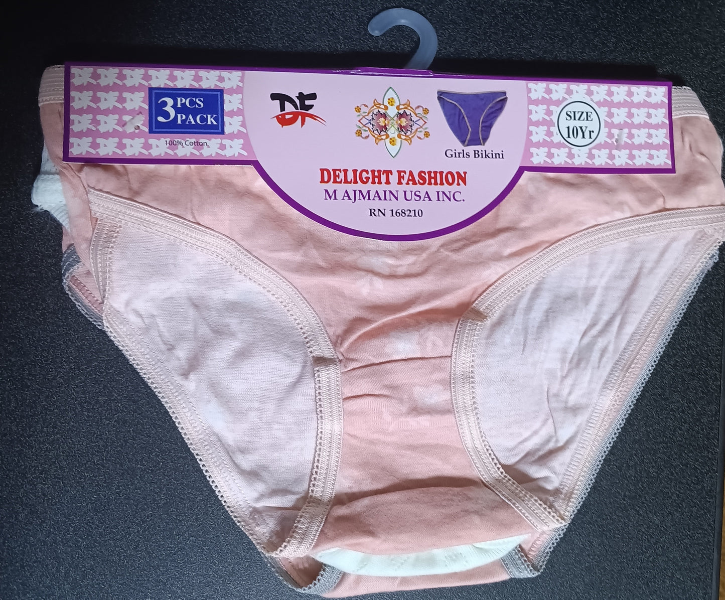 100% cotton underwear