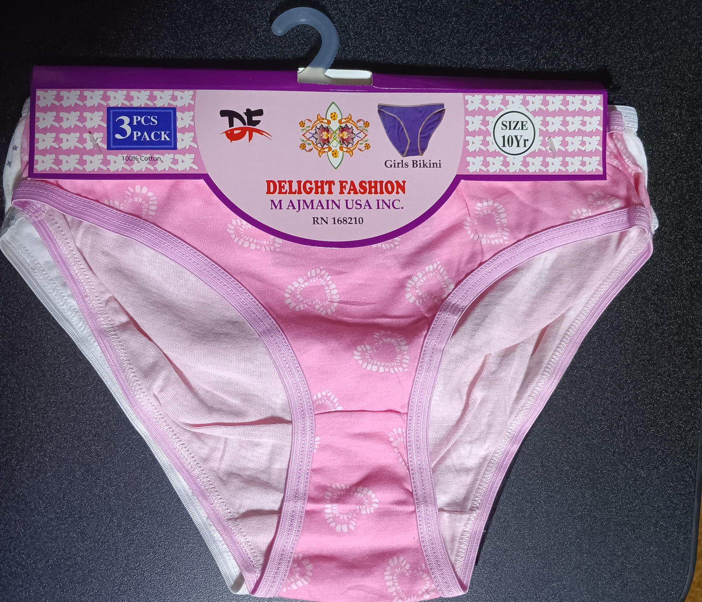 100% cotton underwear